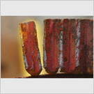 Image No : G1R1C3 : Rusty edge on a barrel, Hodge Close