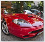 Image No : G26R3C3 : Ferrari in hotel carpark