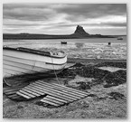 Image No : G30R2C1 : Boat and Lindisfarne Castle